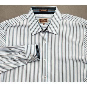 James Tattersall XL Blue Shirt‎ Long Sleeve